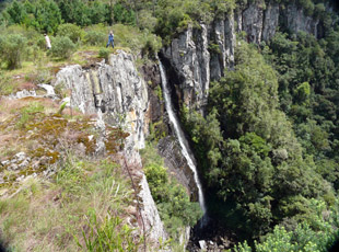 Der Wasserfall Cascata do Funil