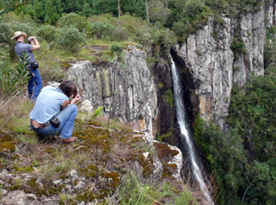 Fotopause am Funil Wasserfall
