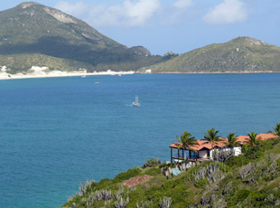 Blick auf den Praia-do-Farol-Strand